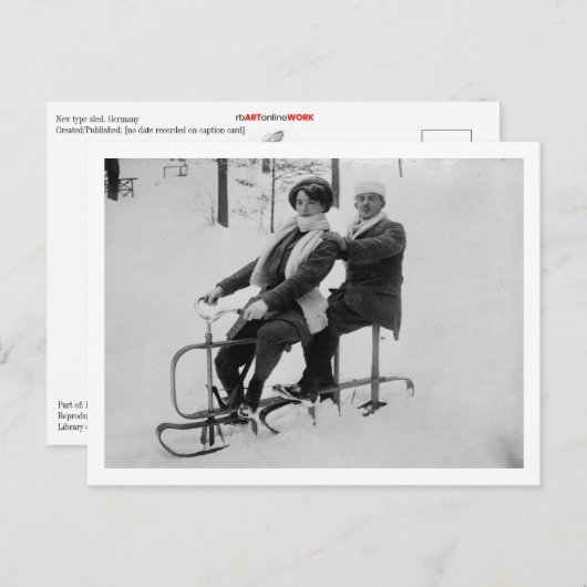 Neuer Typ gestuft Postkarte (Vorne/Hinten)