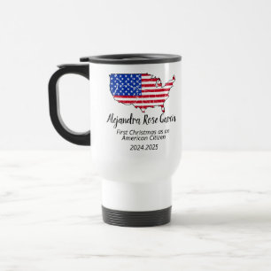 Neuer US-Bürger – American Map Citizenship Day Reisebecher