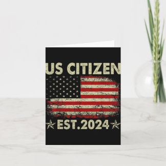 Neuer US-Bürger Est 2024 Amerikanischer Einwandere Karte