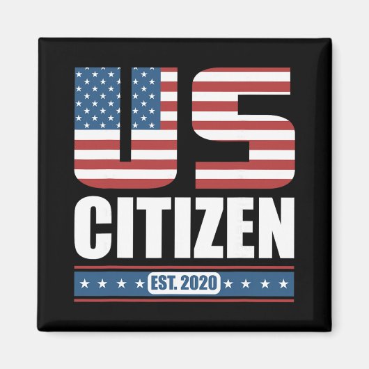 Neuer US-Bürger-Geschenk - Stolz US-Bürger Magnet (Vorne)