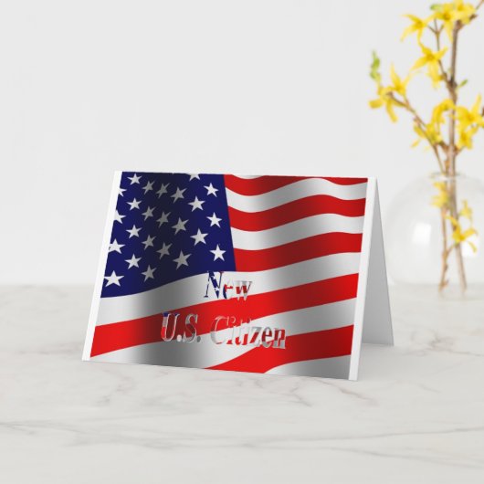 Neuer US-Bürger Karte (Gelbe Blume)