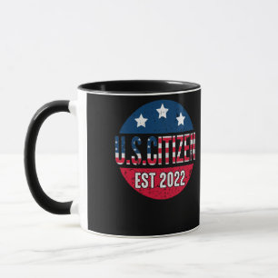 Neuer US-Staatsangehöriger Est 2022 amerikanische Tasse