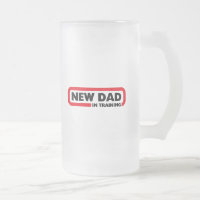 Neuer Vater im Training - eine Bier-Tasse für