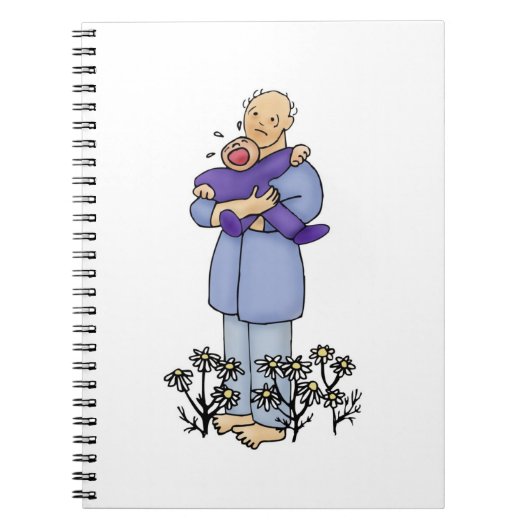 Neuer Vater, neue Eltern Notizblock (Vorderseite)