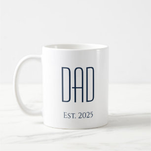 Neuer Vater Vater's Day Einfach Minimalistisch Kaffeetasse