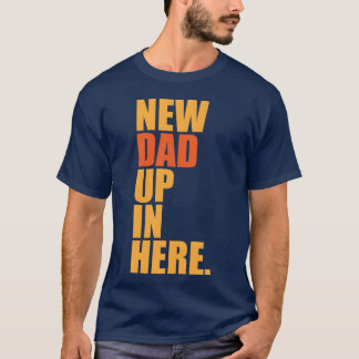 Neuer Vater Vatertag Sprichwort Familienfreunde T-Shirt