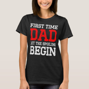 Neuer Vater zum ersten Mal als Papa T-Shirt