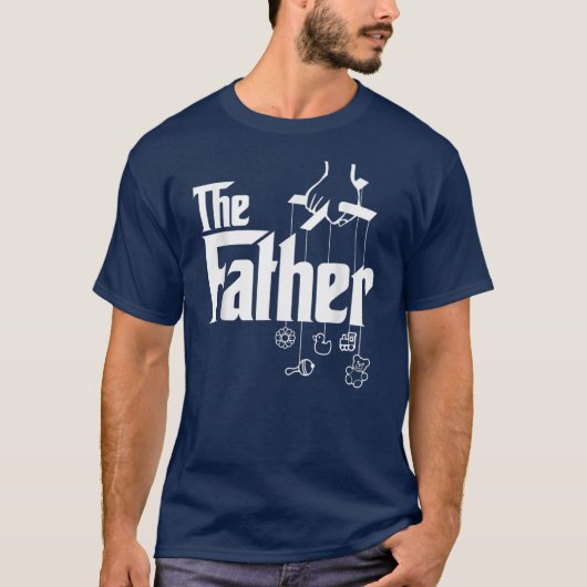 Neuer Vater zum ersten Mal der Vater Funny Vaterta T-Shirt (Vorderseite)