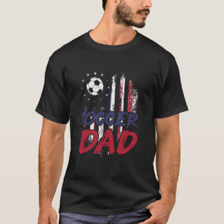 Neuer Vater zum ersten Mal Fußball-Daddy T-Shirt