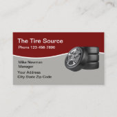 Neuer Verkauf von Autoreifen Visitenkarte (Vorderseite)