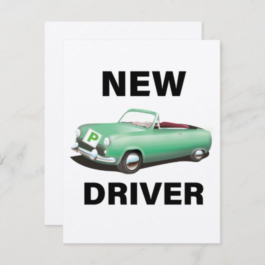 Neuer vorläufiger Autofahrer (Vorne/Hinten)