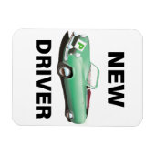 Neuer vorläufiger Autofahrer Magnet (Horizontal)