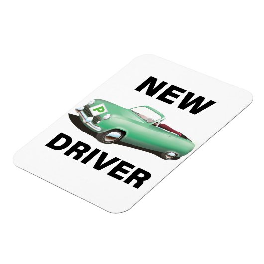Neuer vorläufiger Autofahrer Magnet (Linke Seite)