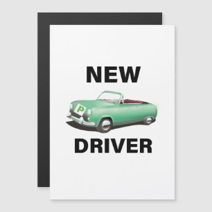 Neuer vorläufiger Autofahrer Magnetkarte