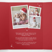 Neuer Weihnachtsanfang für Kleinkinder Dreifach Gefaltete Urlaubskarte (Innenseite Mitte)