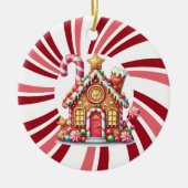 Neuer Weihnachtsquotentext auf der Zuhause auf der Keramik Ornament (Vorne)