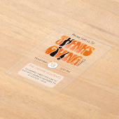 Neuer Weißer Graffiti-Erntedank Herbst Acryleinladungen (Ablage )