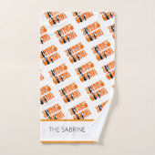 Neuer Weißer Graffiti-Erntedank Herbst Handtuch (Handtuch)