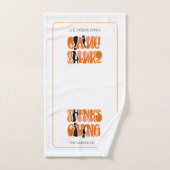 Neuer Weißer Graffiti-Erntedank Herbst Handtuch (Handtuch)