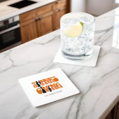 Neuer Weißer Graffiti-Erntedank Herbst Rechteckiger Pappuntersetzer