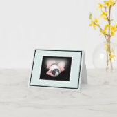 Neuer Welpe Karte (Gelbe Blume)