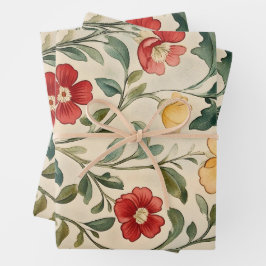 Neuer William Morris  Geschenkpapier Set