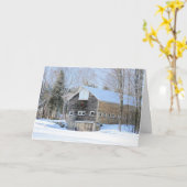 Neuer Winter in Hampshire Karte (Gelbe Blume)