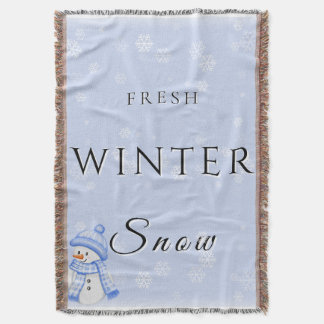 Neuer Winter Schnee mit Schneemann und Schnee Decke