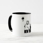 neuer York-Staat in Liebe, Tasse (Vorderseite Links)