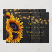 Neuer Zuhause-Adressenwechsel beim Erntedank Ankündigung (Vorne/Hinten)