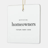 Neuer Zuhause-Besitzer Custom Modern Simple Keramikornament (Links)