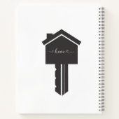 Neuer Zuhause Buyer-Notebook Notizblock (Rückseite)