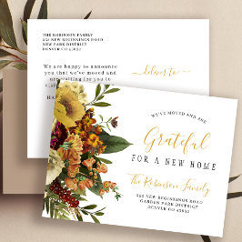 Neuer Zuhause Erntedank - bewegende Ankündigung