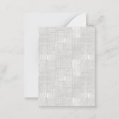 Neuer Zuhause - Florale Adressenänderung Mitteilungskarte (Rückseite)