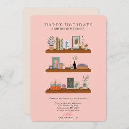 Neuer Zuhause Holidays Shelf Lachs Ankündigung übe