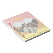 Neuerdings Liebe & Pflege Herzform Foto Notizblock (angewinkelt)