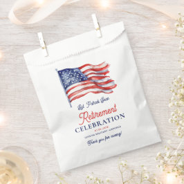 Neuere amerikanische Flagge 4. Juli Army Retiremen Geschenktütchen