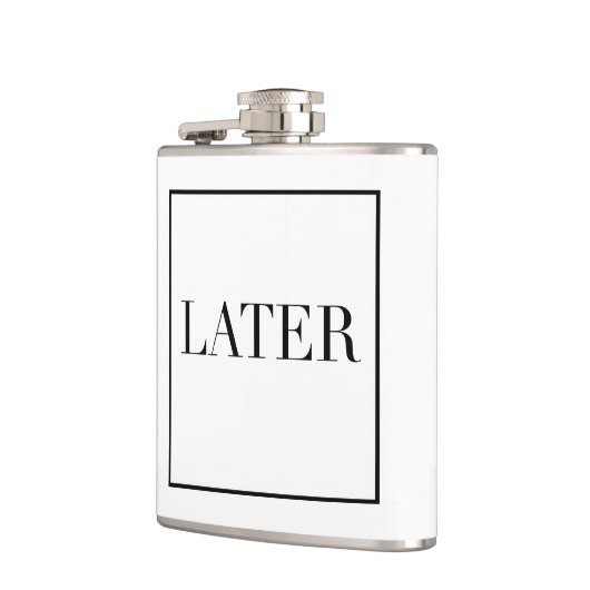 Neuere Flasche Flachmann (Links)