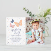 Neuere geschlechtsneutrale Foto - Einladung zum Ge (Stehend Vorderseite)