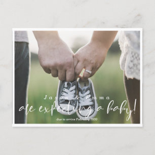 Neuere Schwangerschaftsankündigungen Postkarte