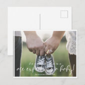 Neuere Schwangerschaftsankündigungen Postkarte (Vorne/Hinten)