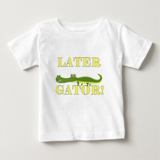 Neuerer Alligator Baby T-shirt (Vorderseite)
