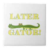 Neuerer Alligator Fliese (Vorderseite)