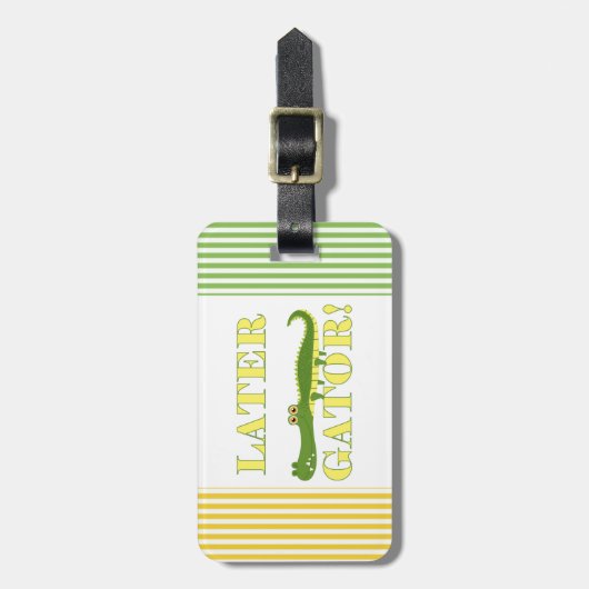 Neuerer Alligator Gepäckanhänger (Vorderseite vertikal)