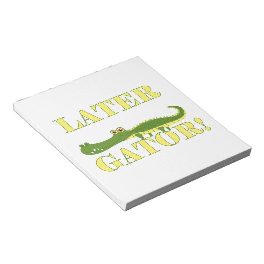 Neuerer Alligator Notizblock (angewinkelt)