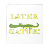 Neuerer Alligator Notizblock (Vorderseite)