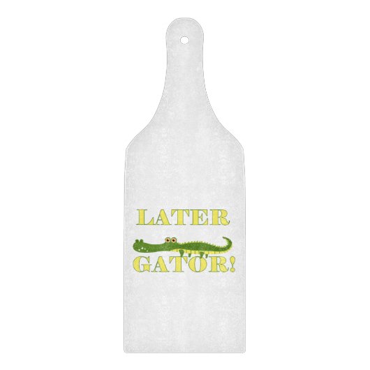 Neuerer Alligator Schneidebrett (Vorderseite)