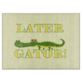 Neuerer Alligator Schneidebrett (Vorderseite)