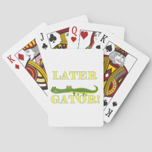 Neuerer Alligator Spielkarten