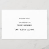 Neueröffnung des Flyers der Werbeaktion für modern Flyer (Hinten)